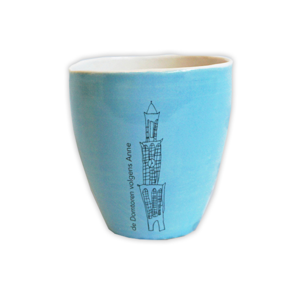 Afbeelding van Mok (5cm) 'De Domtoren volgens..' | Stichting echtWaar