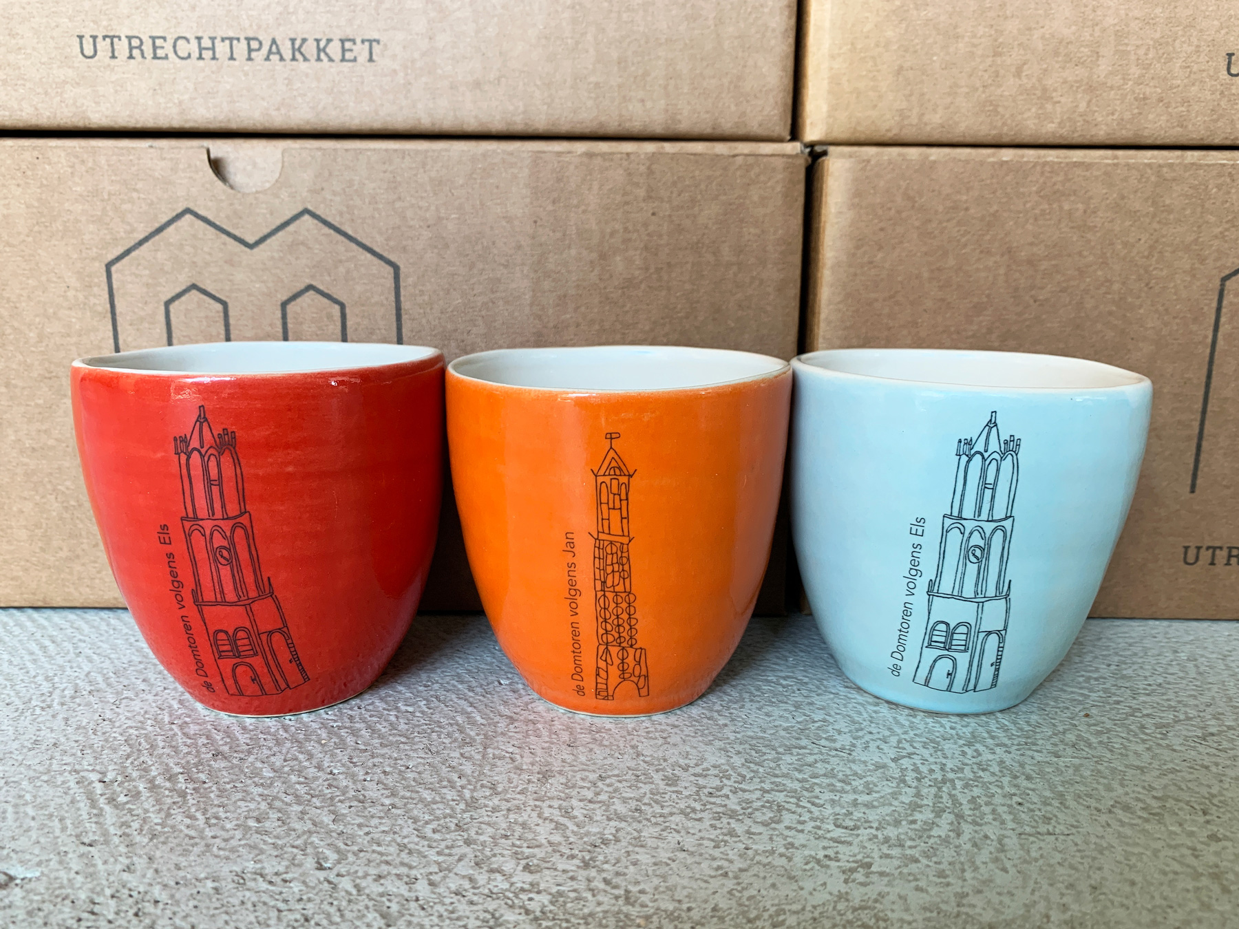 Afbeelding van Mok 9 cm 'De Domtoren volgens..' | Stichting echtWaar