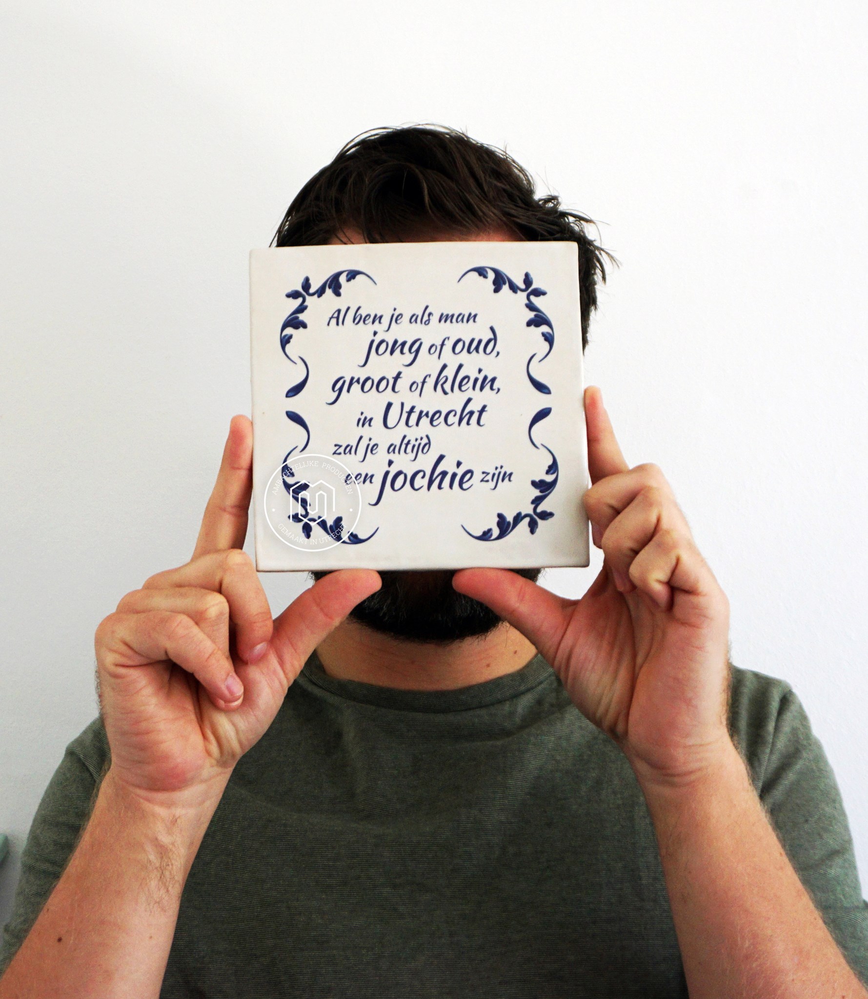 Afbeelding van Spreuktegel 'Jochie' | Utrecht Made