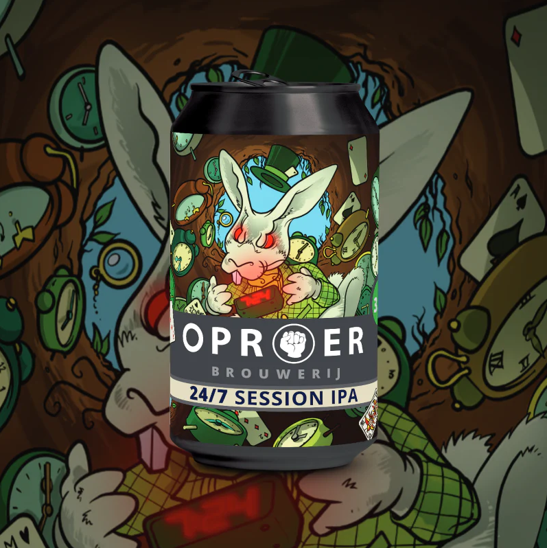 Afbeelding van Bier (blik) - diverse smaken | Oproer